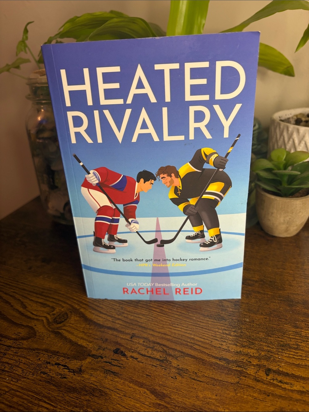 Adore Heated Rivalry - Blue Cover with Red and Yellow Accents